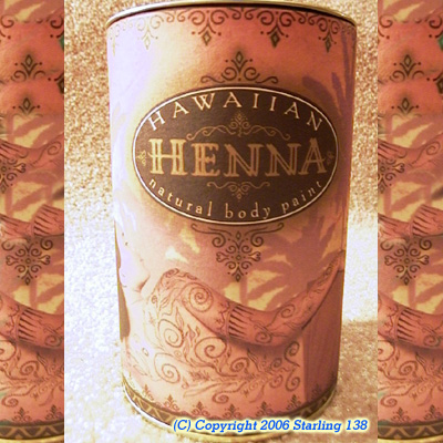  Natural Mascara on Hawaiin Henna Natural Body Paint Art Temporary Tattoo    14 99