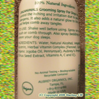 (image for) Aubrey Organics ORGANIMALS Dip & Creme Rinse for Dogs