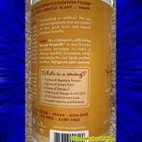 (image for) LIVING HARVEST ORGANIC HEMP PROTEIN powder VANILLA SPICE