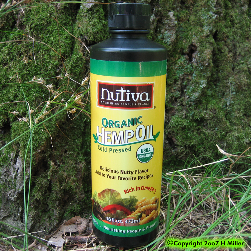 (image for) Nutiva ORGANIC HEMP OIL Cold Pressed 16 oz