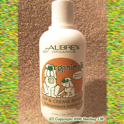 (image for) Aubrey Organics ORGANIMALS Dip & Creme Rinse for Dogs