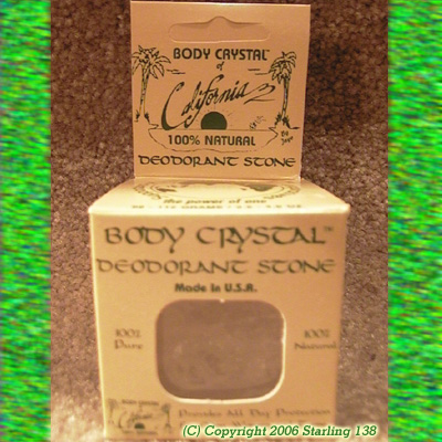 (image for) Body Crystal Deodorant Stone made in USA 100% Pure